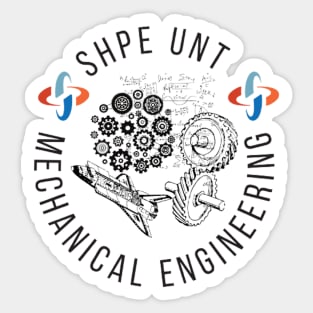 SHPE UNT Mechanical Engineering Sticker